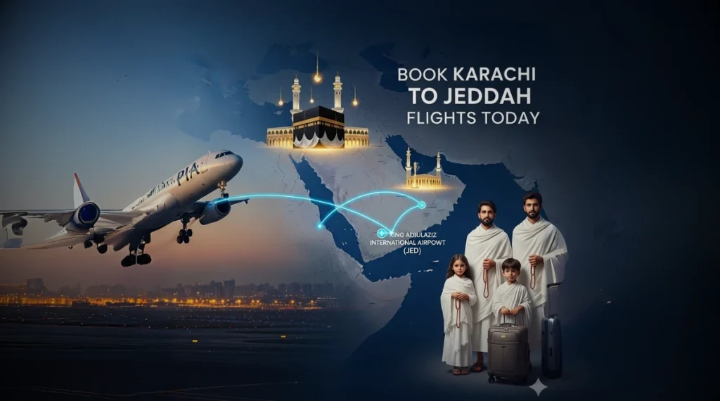 Flights from Karachi to Jeddah