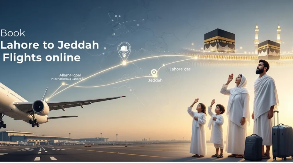 book Flights from Lahore to Jeddah online today