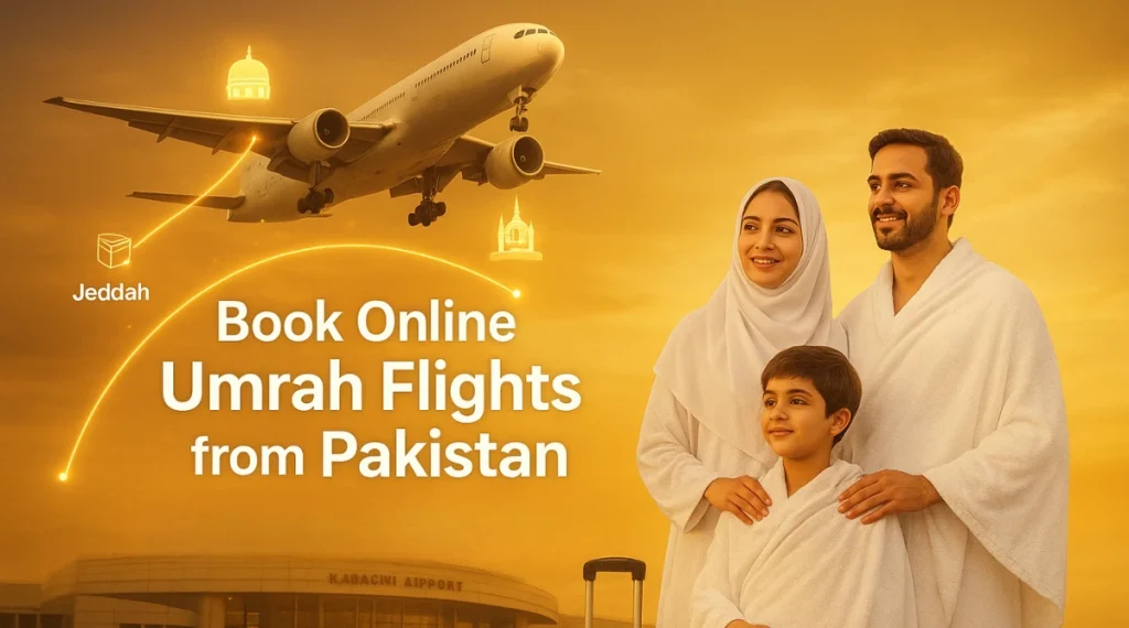 book online umrah flights from pakistan