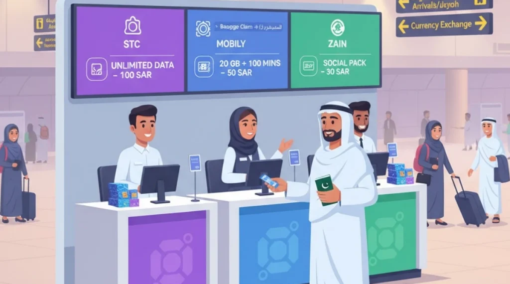 Buying the Saudi SIM Card for Umrah